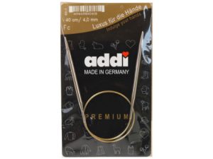 Addi Turbo Rundpinde Messing 40cm 4,00mm / 15.7in US6