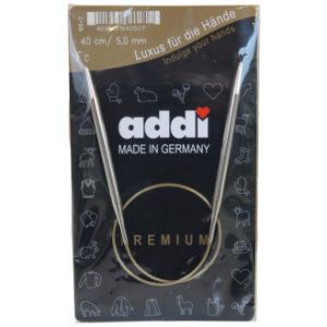 Addi Turbo Rundpinde Messing 40cm 5,00mm / 15.7in US8