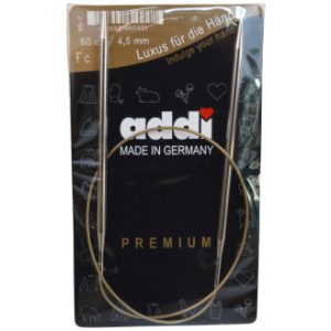 Addi Turbo Rundpinde Messing 60cm 4,50mm / 23.6in US7