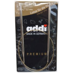 Addi Turbo Rundpinde Messing 60cm 5,00mm / 23.6in US8