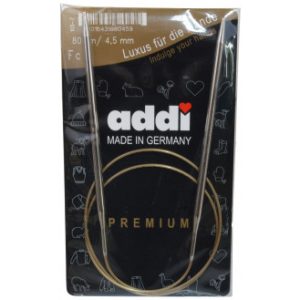 Addi Turbo Rundpinde Messing 80cm 4,50mm / 31.5in US7