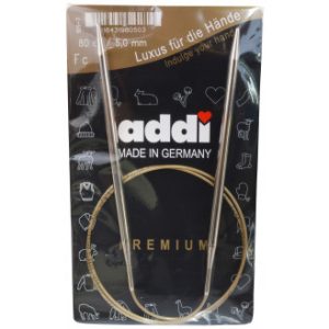 Addi Turbo Rundpinde Messing 80cm 5,00mm / 31.5in US8