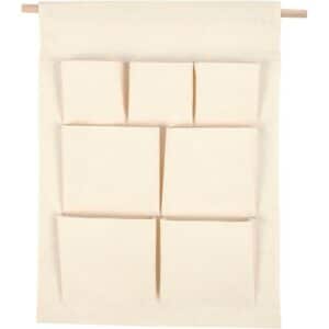 Lommeophæng, H: 46 cm, B: 34 cm, natur, 1stk.